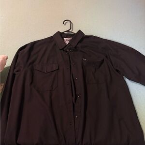 DIXXON Black Casual Button Down Shirt